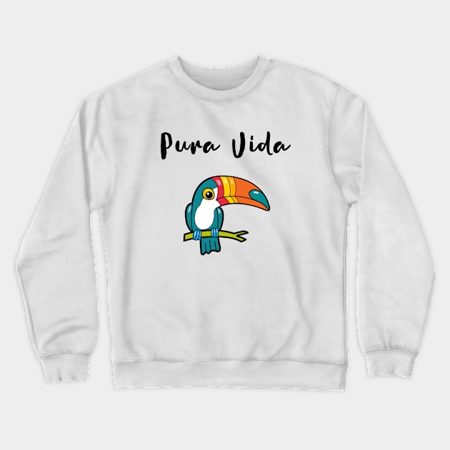 Pura Vida Crewneck Sweatshirt by TravelGiftDesign